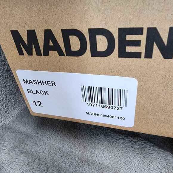 Madden Shoes Mens Size 12 Black Lace Up Oxford *NWT* main image 4